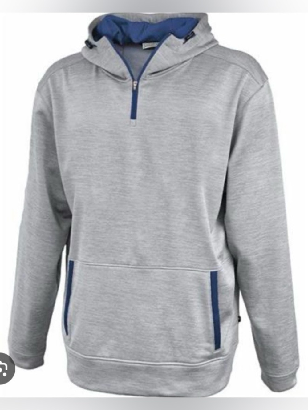 NWT: Pennant Jose Cuervo Gray Hoodie 1/4 Zip Performance Pullover Men's L